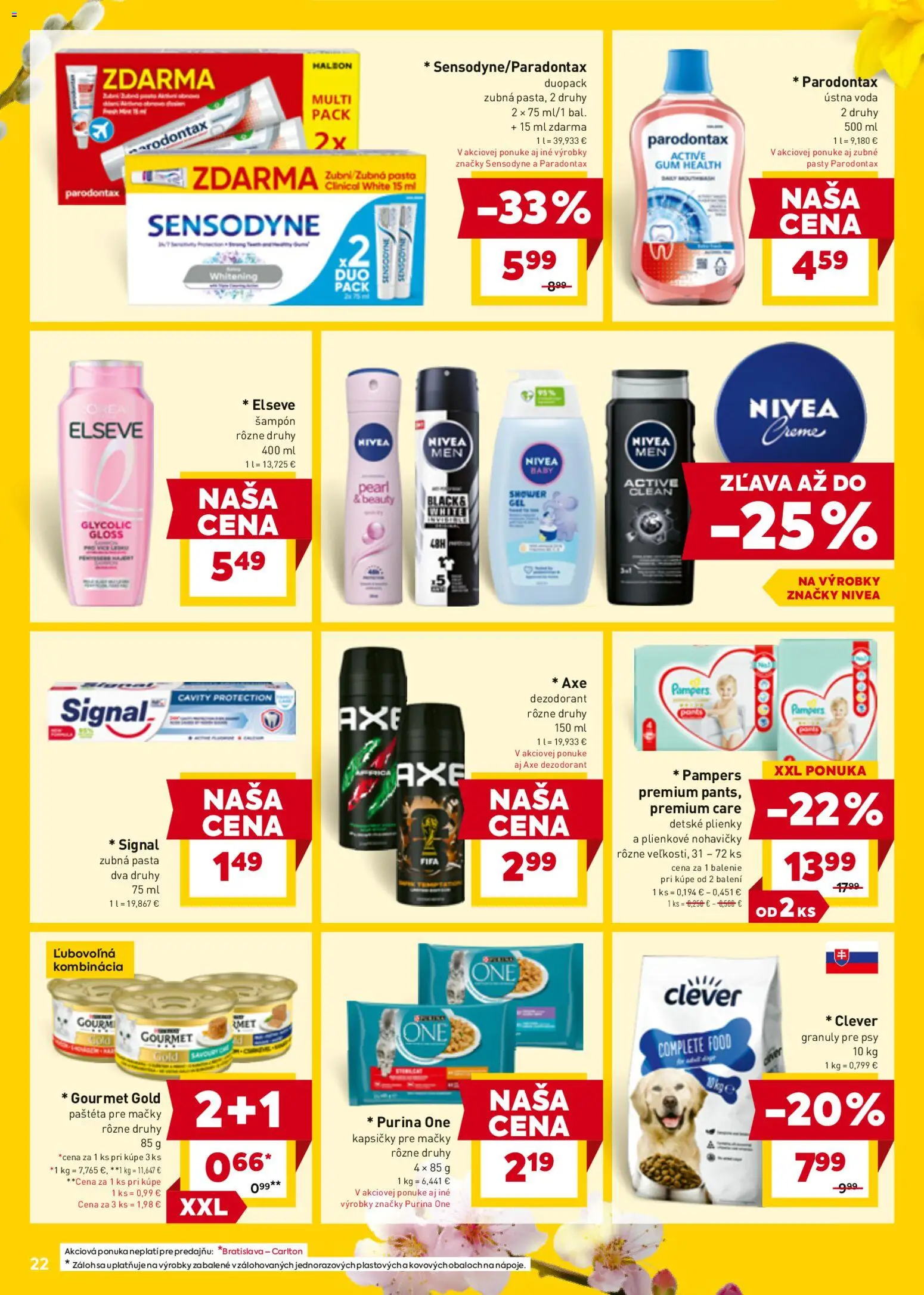 Nové Billa akcie – leták je platný od 04.03.2026 | Strana: 24 | Produkty: Nivea, Dezodorant, Nohavičky, Pampers
