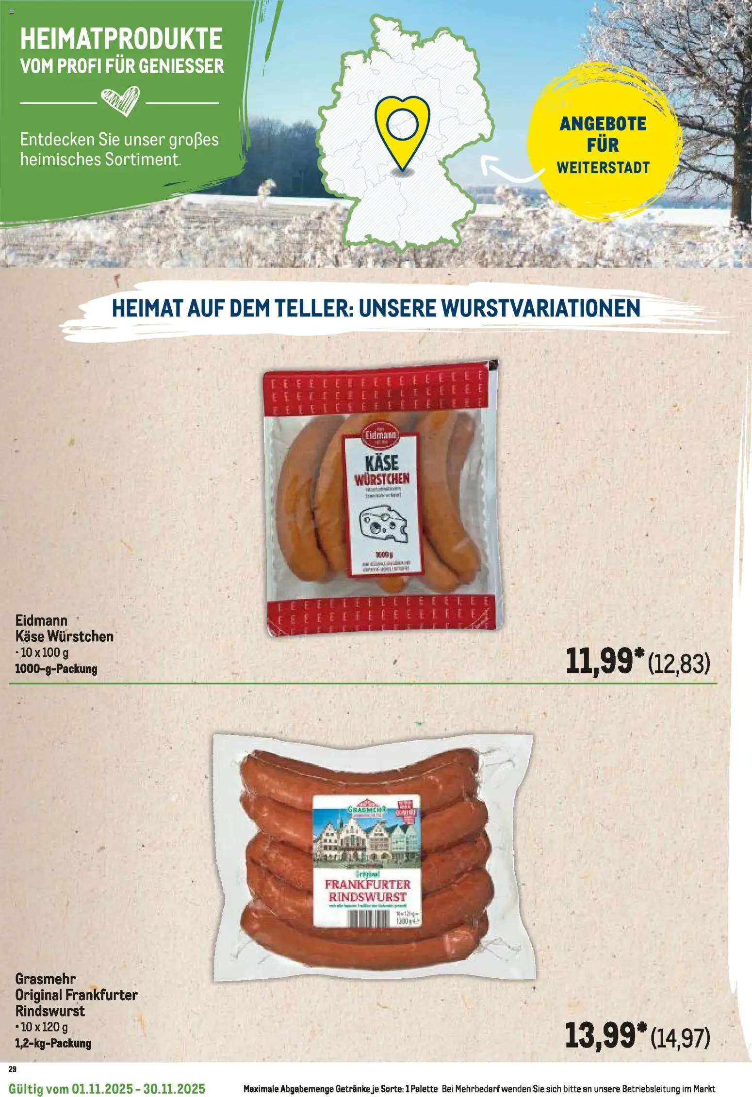 Metro Regionaler Flyer – gültig ab 01.11.2025 | Seite: 36 | Produkte: Käse
