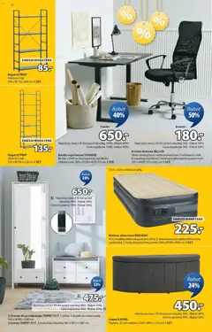 Pogląd oferty "JYSK Gazetka" - ważna od 14.01.2026 | Strona: 12 | Produkty: Krzesło, Biurko, Siatka, Regał
