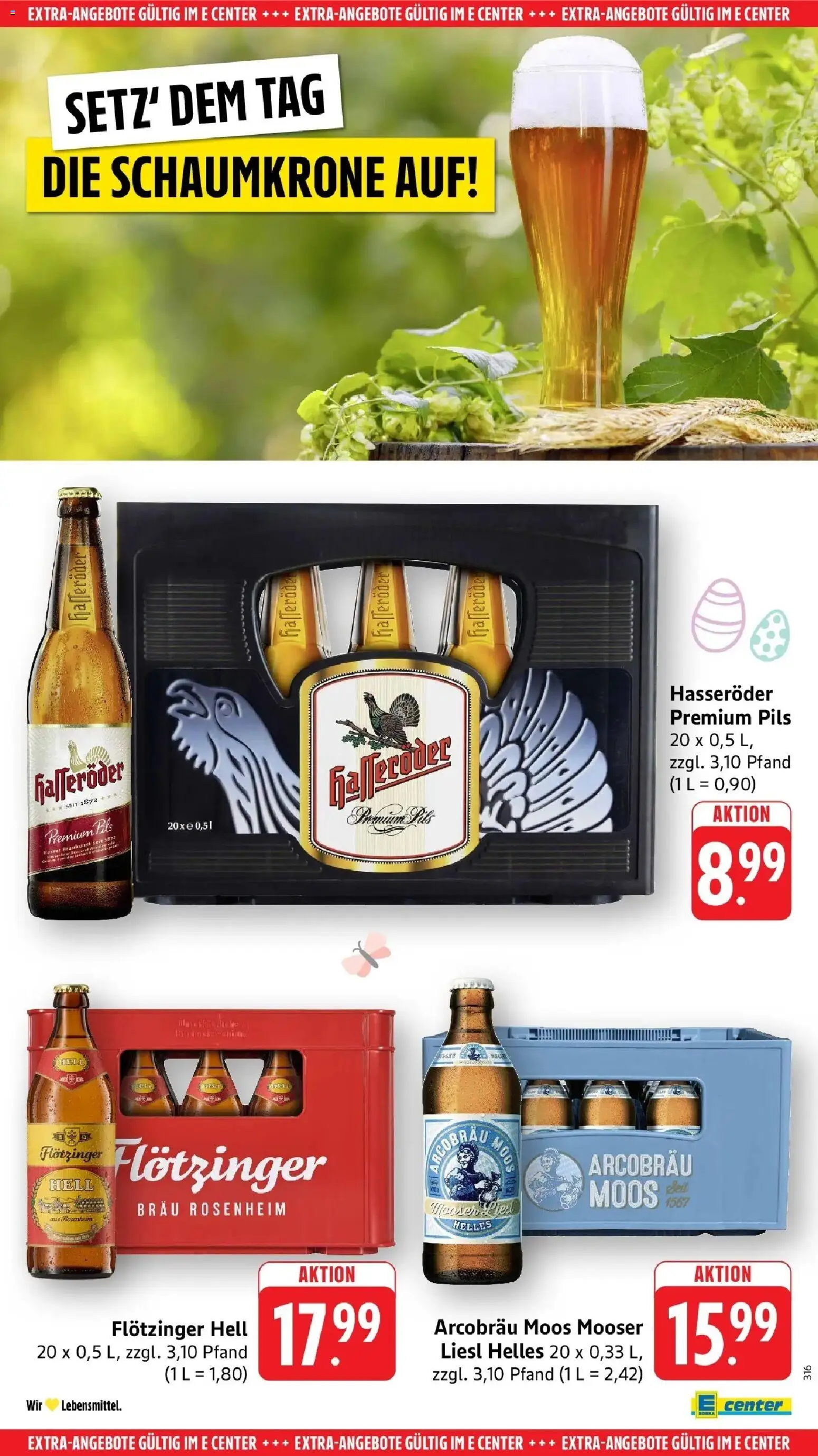 E center Prospekt Riedlingen	 – gültig ab 22.03.2026 | Seite: 54 | Produkte: Pils, Hasseröder