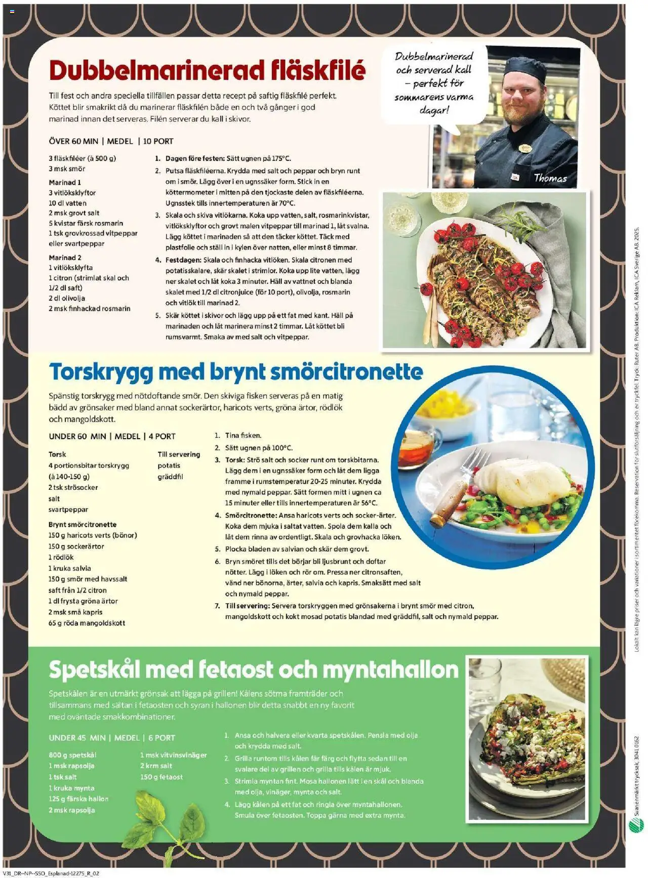 ICA Supermarket reklamblad aktuell från 28.07.2025 | Sida: 10 | Produkter: Kruka, Olja, Vitvinsvinäger, Ärtor