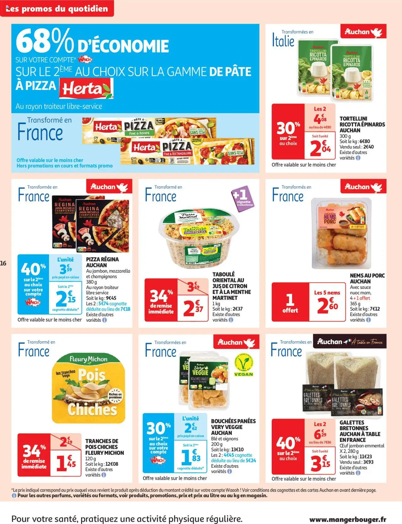  | Page: 16 | Produits: Menthe, Table, Jambon, Pizza