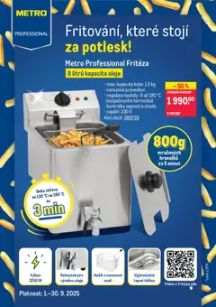 Náhled letáku Makro leták - Fritování, které stojí za potlesk! od 01.09.2025