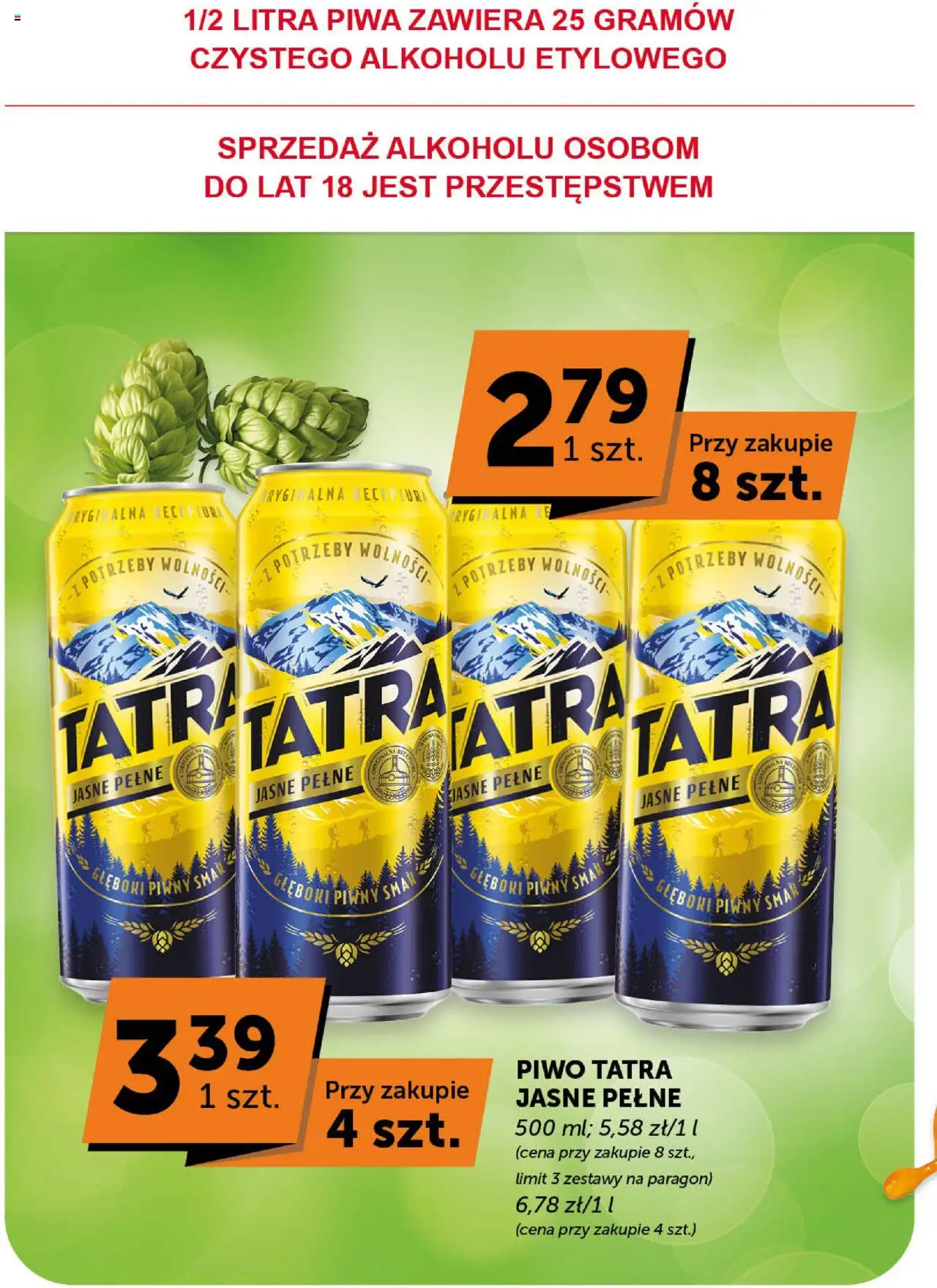 Euro Sklep Gazetka - Market od 16.10.2025 | Strona: 4 | Produkty: Piwo