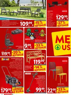 Mega Uštede Interspar - Pregled kataloga iz trgovine Interspar, vrijedi od 18.03.2026 | Stranica: 6 | Proizvodi: Fotelja, Stolić, Stolica, Dvosjed