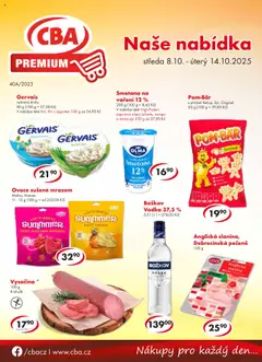 Náhled letáku CBA leták - Premium od 08.10.2025