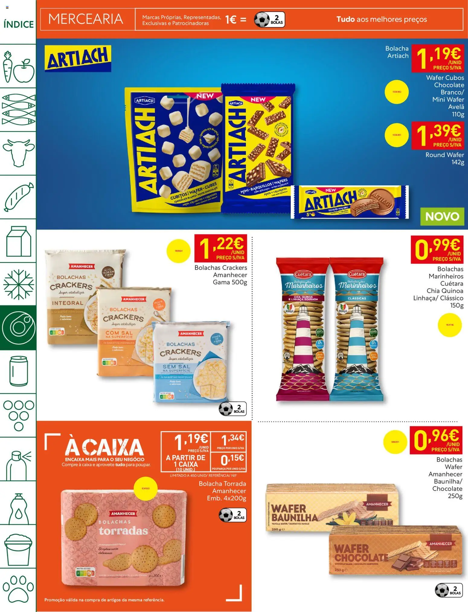 Recheio folheto │ válido de 21.04.2026 | Página: 30 | Produtos: Quinoa, Sal, Caixa, Chocolate