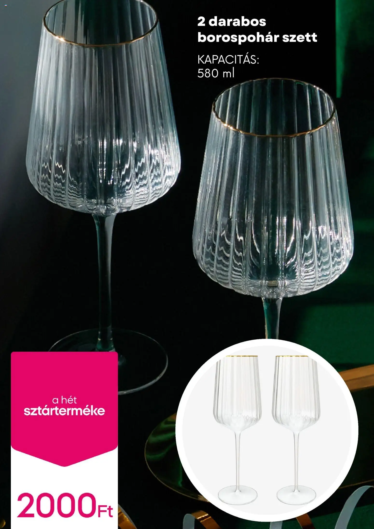 Pepco akciós ujság - amely érvényes a következő dátumtól: 18.12.2025 | Oldal: 3 | Termékek: Borospohár