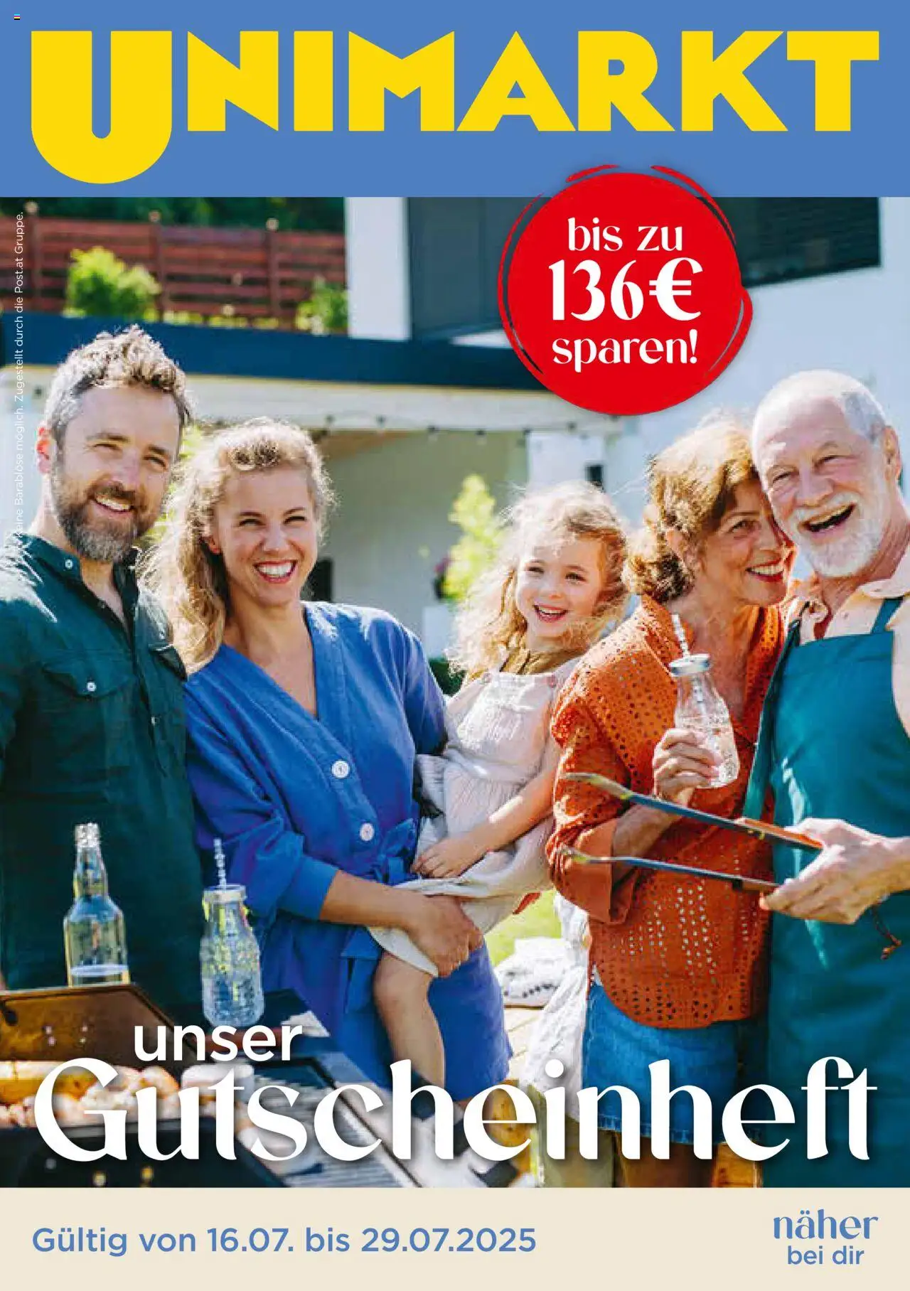 Unimarkt - Broschüre gültig ab 16.07.2025 | Seite: 1