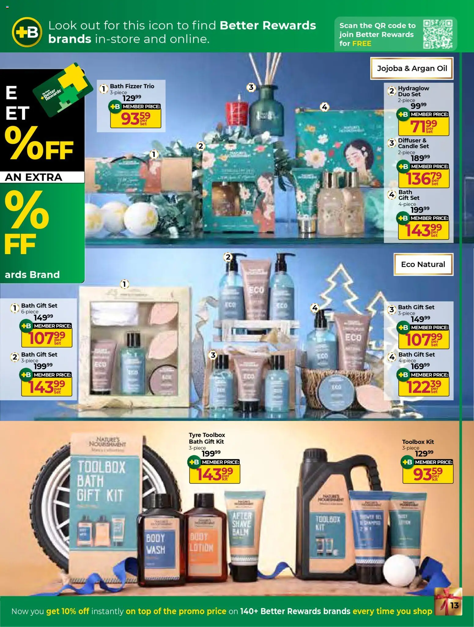 New Dis-Chem catalogue – valid from 25.11.2025 | Page: 13 | Products: Toolbox kit, Bath, Body wash, Lotion