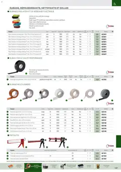 Rexel - Prévisualisation de Rexel - Brochure EPI, mesure, outillage, fixations et consommables valide à partir de 18.11.2025 | Page: 118 | Produits: Orange, Mousse, Mortier, Cartouche