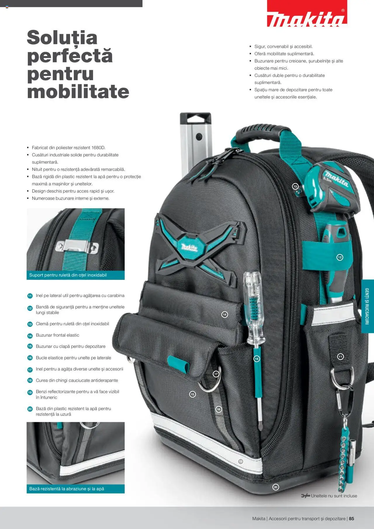 Makita catalog - Accesorii pentru transport si depozitare   – valabil de la 06.09.2021 | Pagină: 85