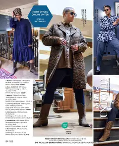 Ulla Popken Prospekt 	 ab 01.10.2025 gültig | Seite: 84 | Produkte: Hemdbluse, Mantel