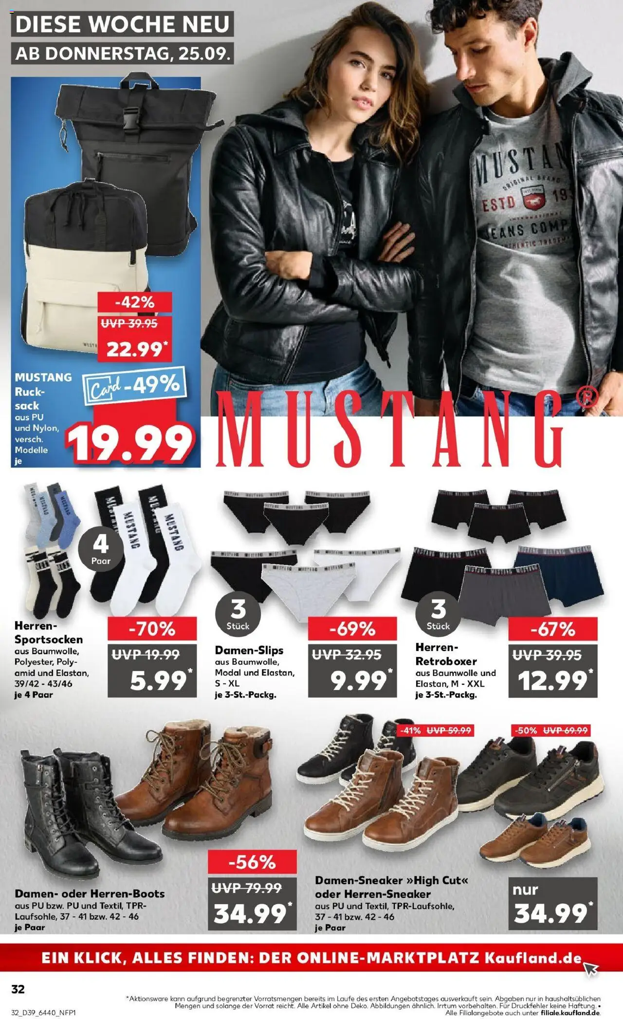 Kaufland prospekt Dörfles-Esbach	 – gültig ab 25.09.2025 | Seite: 32 | Produkte: Rucksack