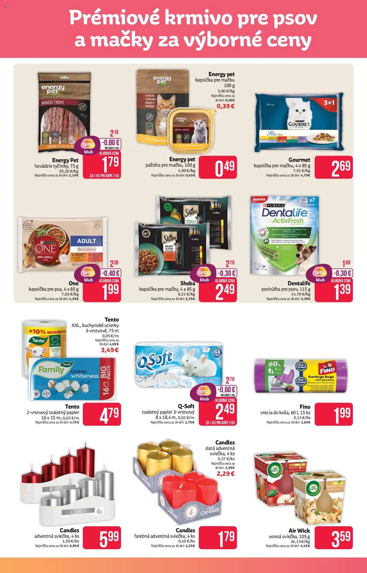 Nové Teta drogerie akcie – leták je platný od 10.11.2025 | Strana: 13 | Produkty: Toaletný papier, Air Wick