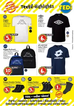 TEDi Prospekt 	 ab 26.01.2026 gültig | Seite: 2 | Produkte: Socken, Rucksack