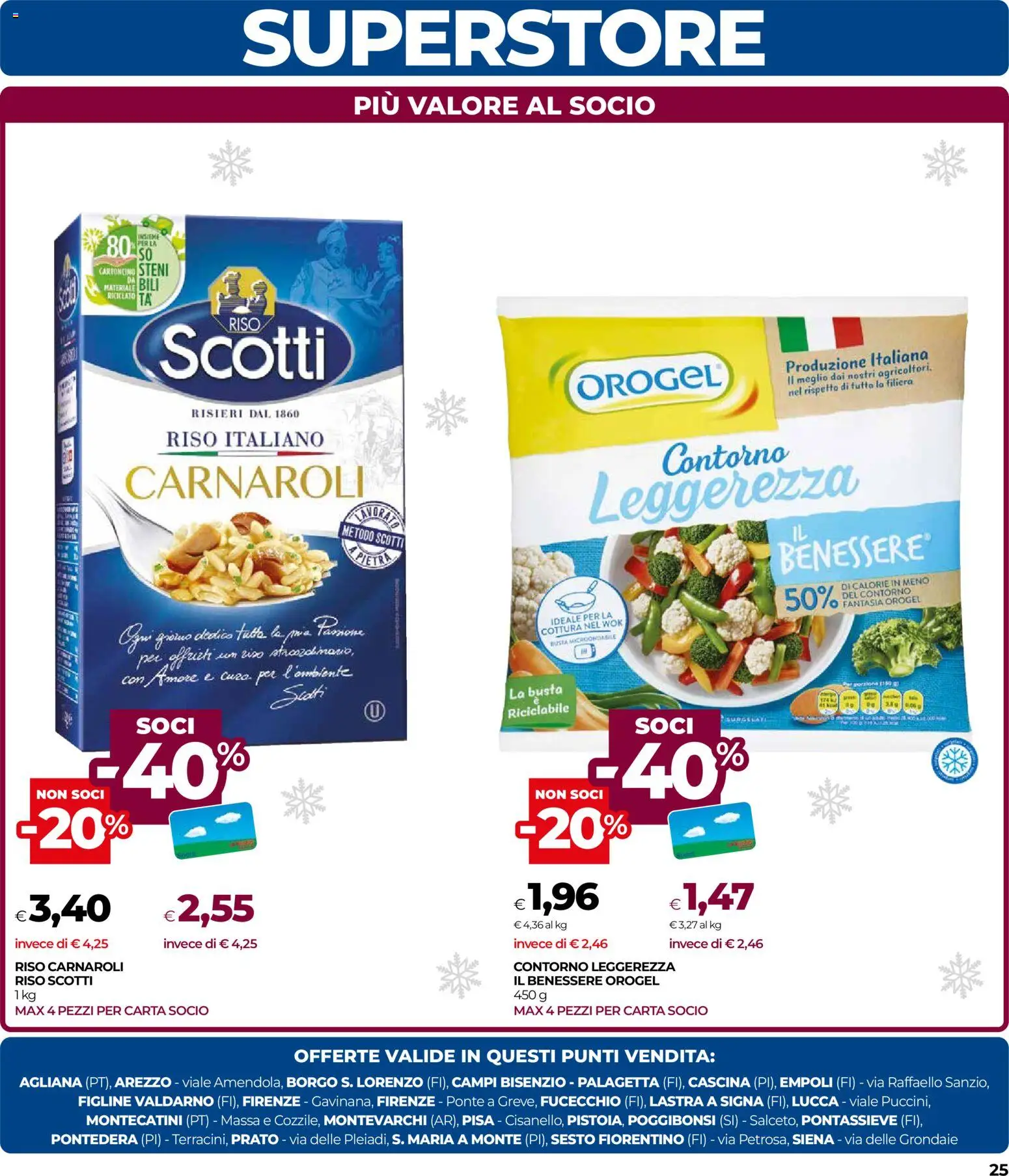 Volantino COOP del 27.12.2025 | Pagina: 25 | Prodotti: Riso Carnaroli, Riso