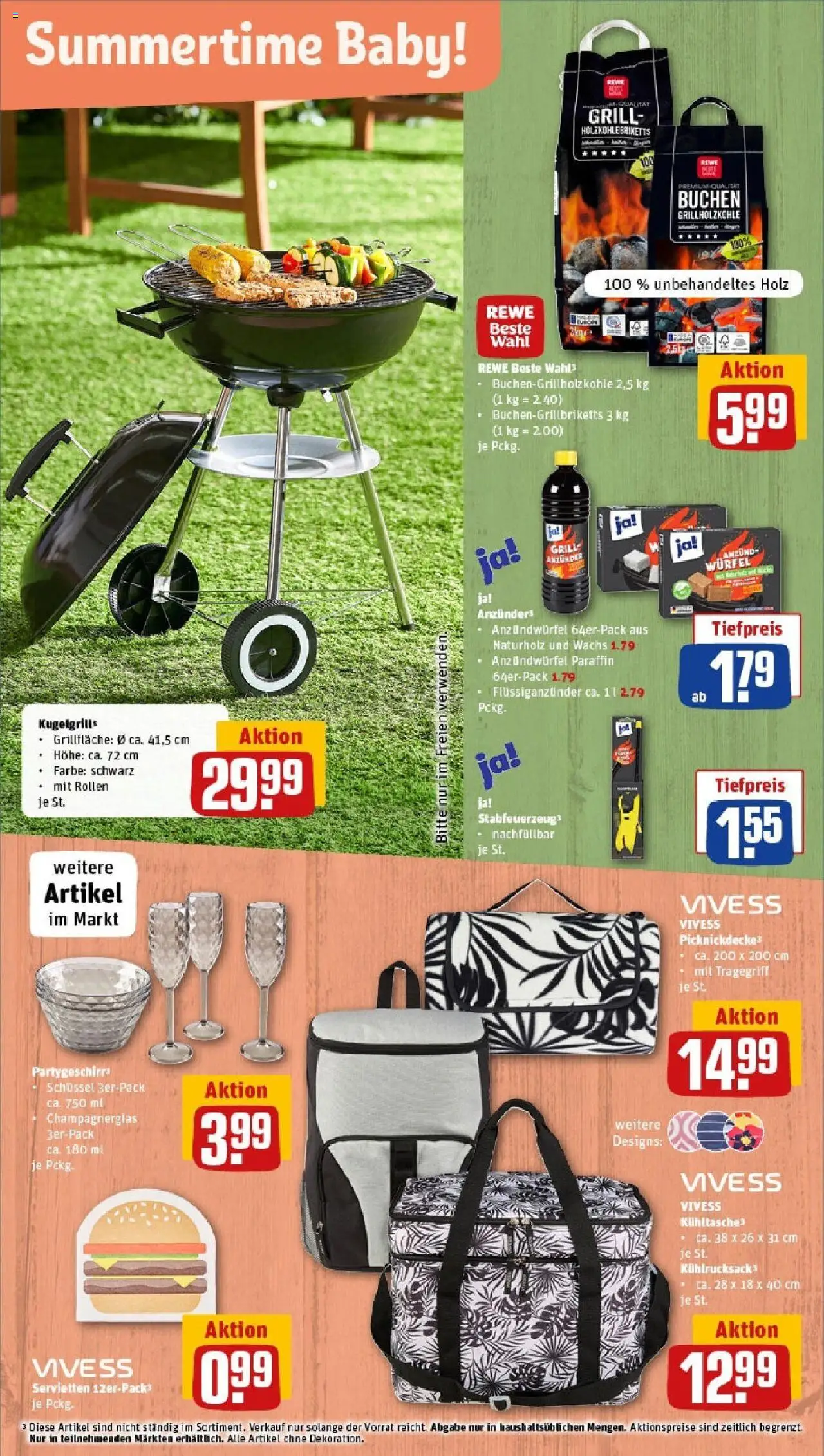 Rewe prospekt St. Ingbert / Rohrbach	 - gültig ab dem 08.06.2025 | Seite: 23 | Produkte: Grill
