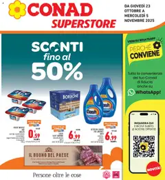 Anteprima del volantino Conad Superstore Piemonte catalogo valido a partire dal 23.10.2025