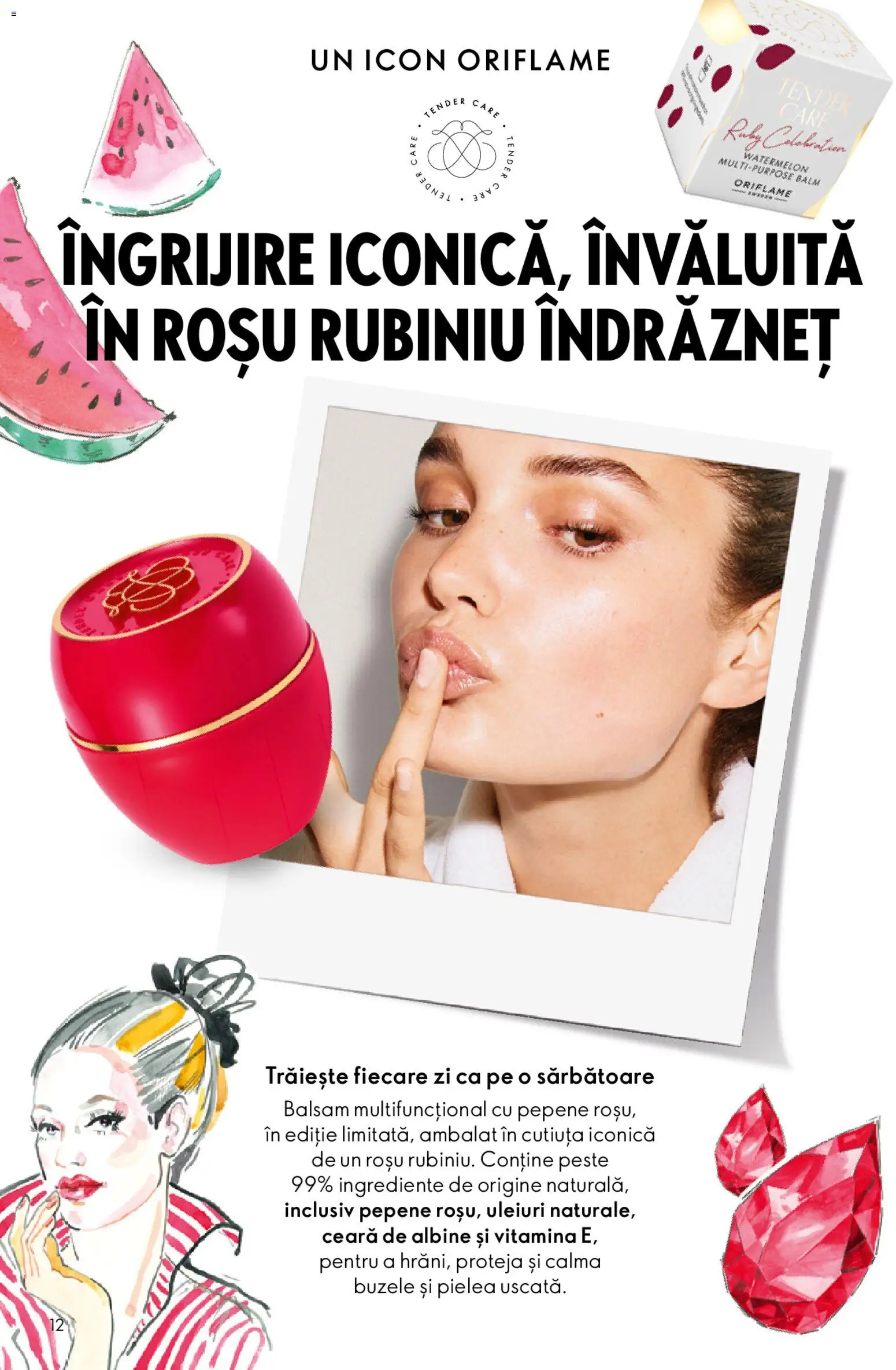 Noul catalog Oriflame – valabil de la 04.03.2026 | Pagină: 12 | Produse: Balsam, Pește