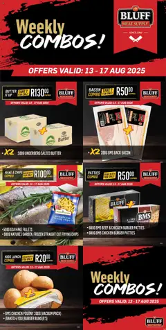 Preview of Bluff Meat Supply specials valid from 13.08.2025
