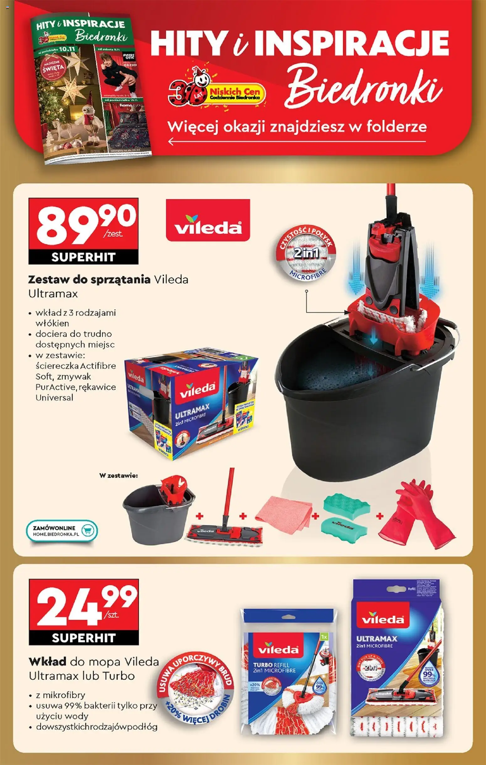 Biedronka gazetka - Oferta w tym tygodniu od 13.11.2025 | Strona: 80 | Produkty: Vileda