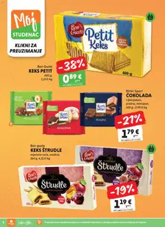 Katalog Studenac - Pregled kataloga iz trgovine Studenac, vrijedi od 05.11.2025 | Stranica: 6 | Proizvodi: Praline, Čokolada, Keks, Štrudle