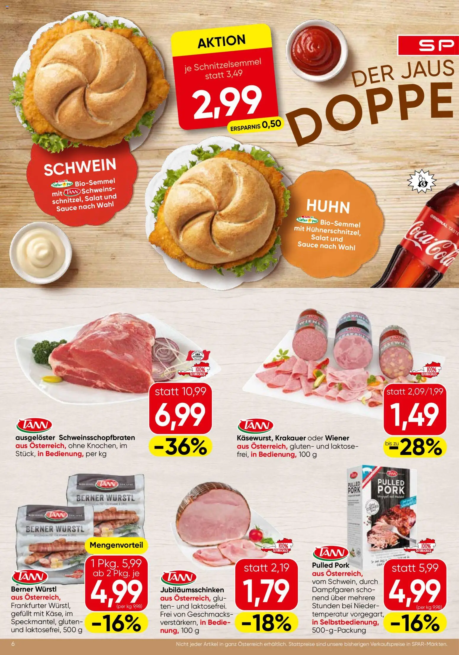 Spar Flugblatt - Wien gültig ab 19.02.2026 | Seite: 6 | Produkte: Salat