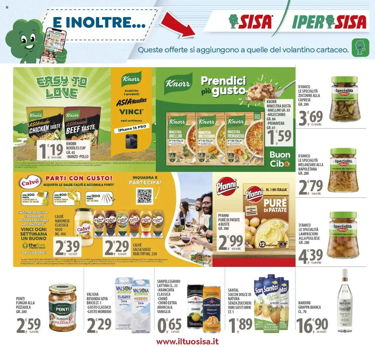 Volantino SISA del 23.09.2025 | Pagina: 22 | Prodotti: Manzo, Maionese, Ananas, Funghi