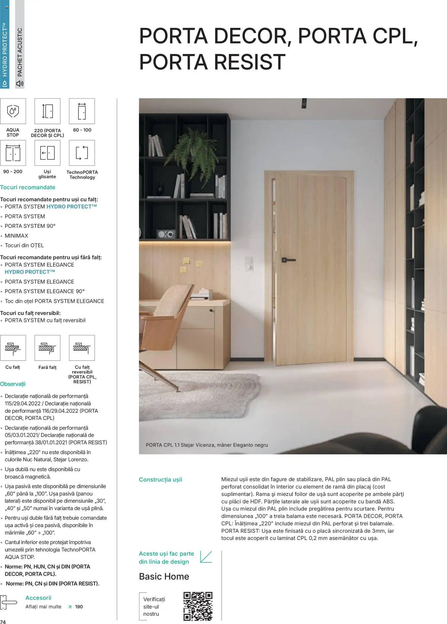 Noul catalog Proges – valabil de la 13.02.2026 | Pagină: 77 | Produse: Mâner, Ușă