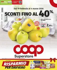 Anteprima del volantino COOP Superstore - Cassano d'Adda catalogo valido a partire dal 19.02.2026