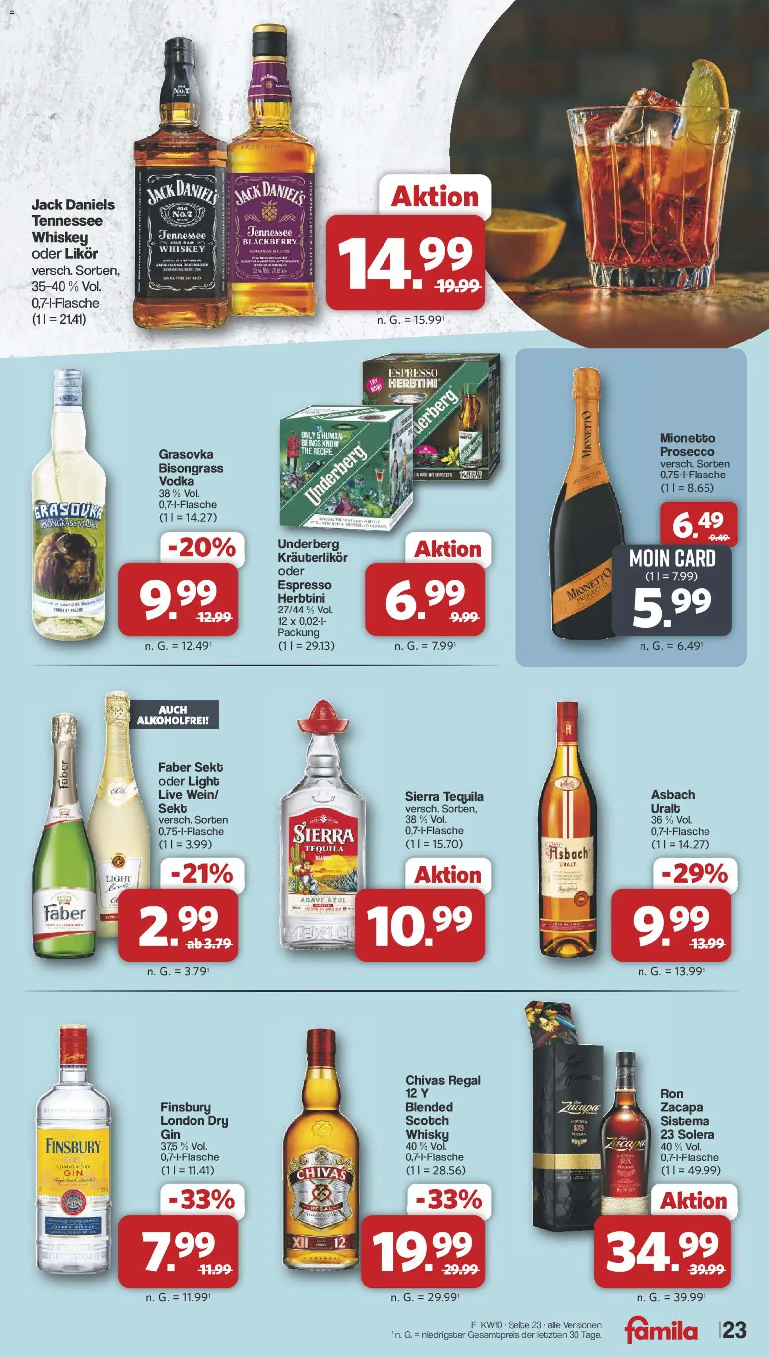 Famila Nordwest Prospekt 	 – gültig ab 02.03.2026 | Seite: 25 | Produkte: Whisky, Sekt, Prosecco, Whiskey