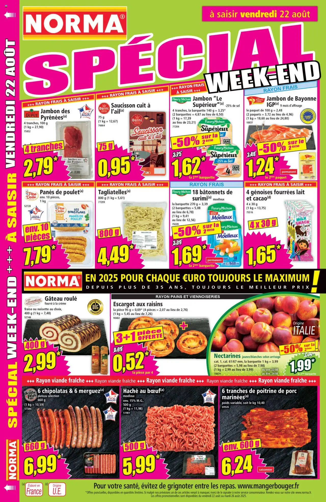  | Page: 12 | Produits: Fraise, Noisette, Viennoiseries, Porc
