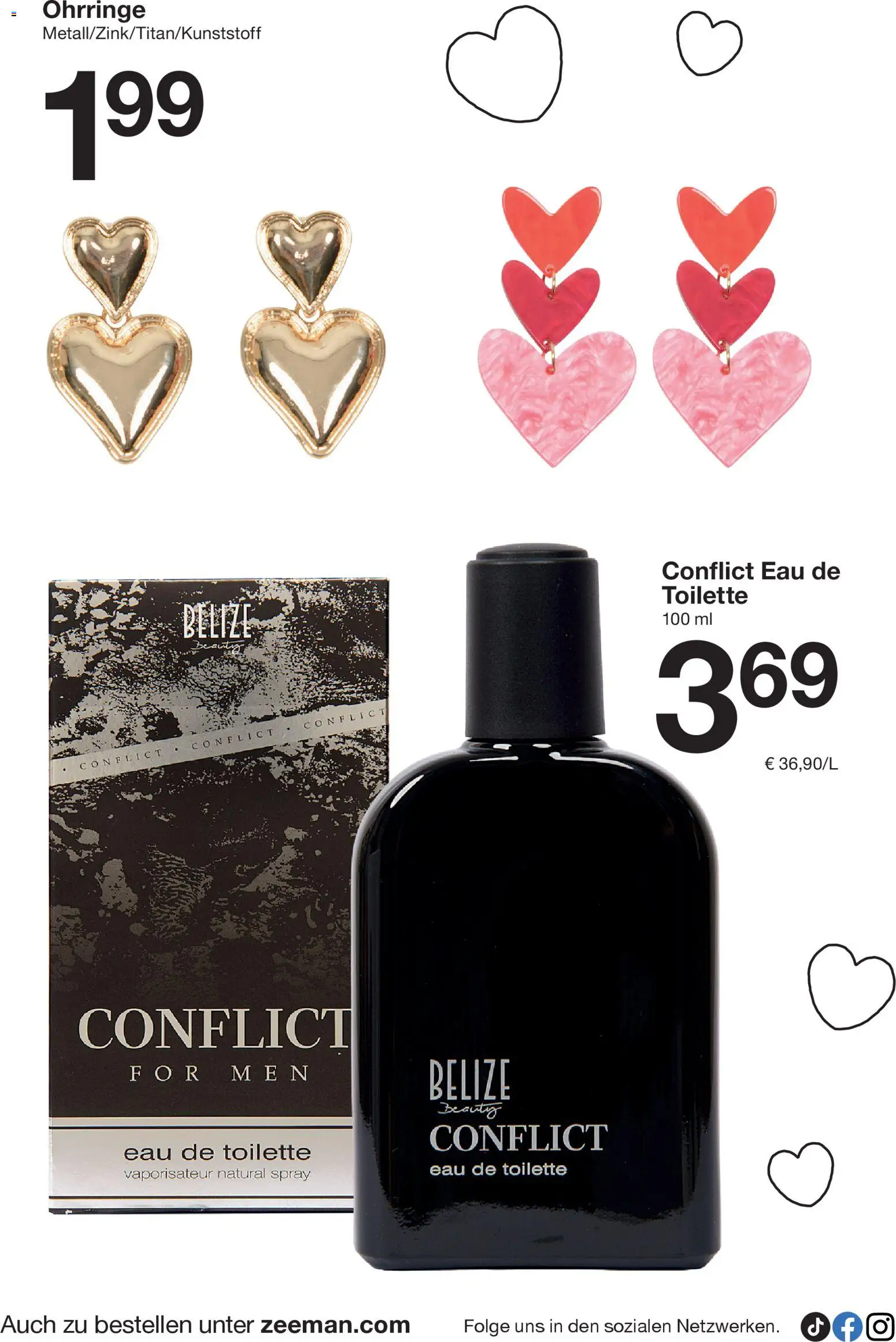 Zeeman Angebote – gültig ab 17.01.2026 | Seite: 20 | Produkte: Toilette, Eau de Toilette