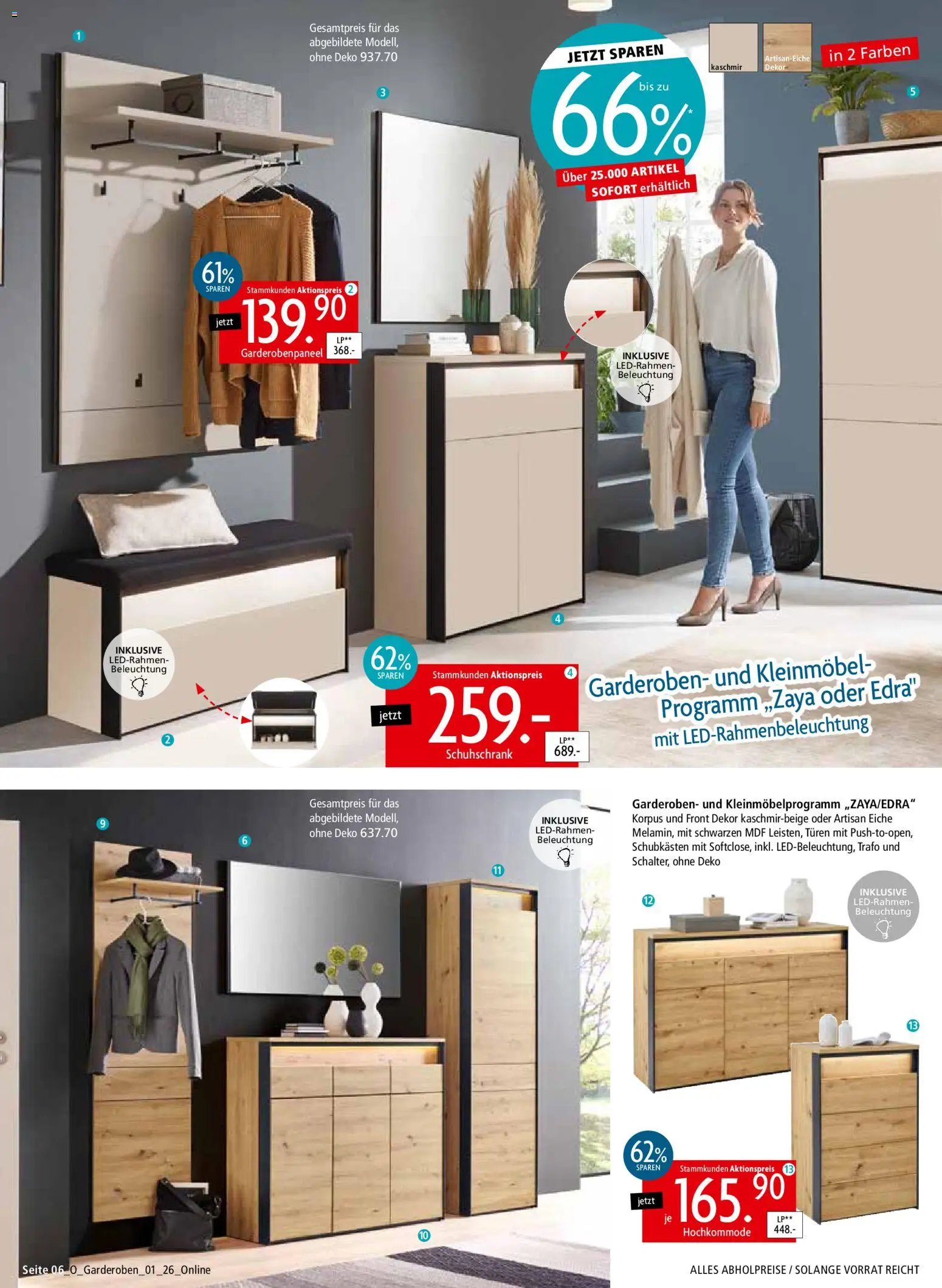 Zurbrüggen Garderoben-Trends – gültig ab 21.03.2026 | Seite: 6