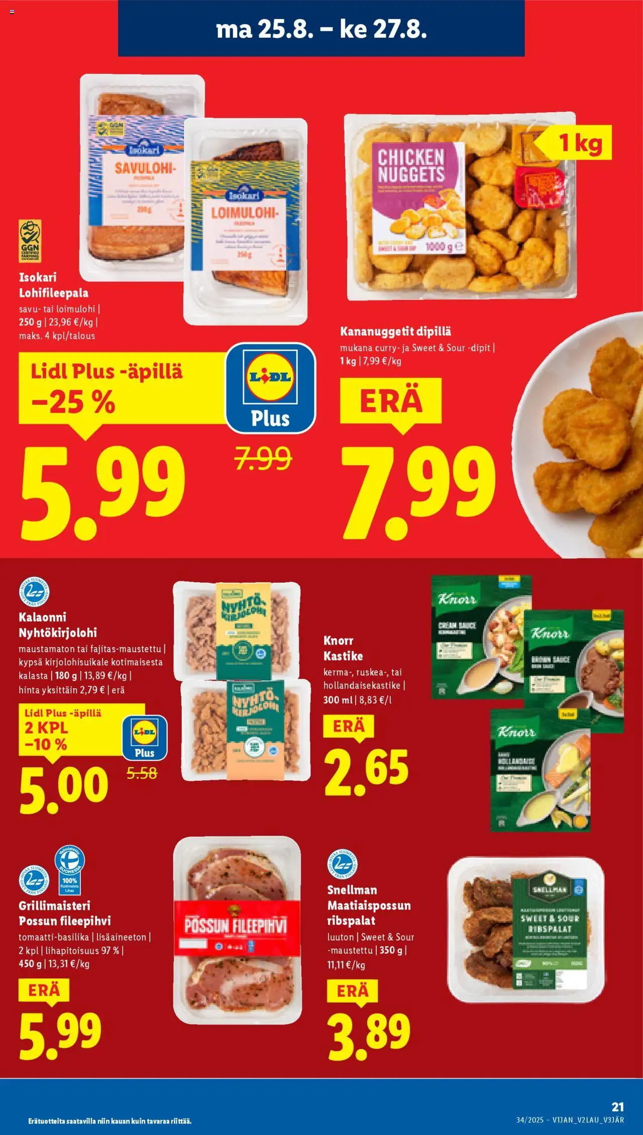  | Sivu: 25 | Tuotteet: Savulohi, Curry