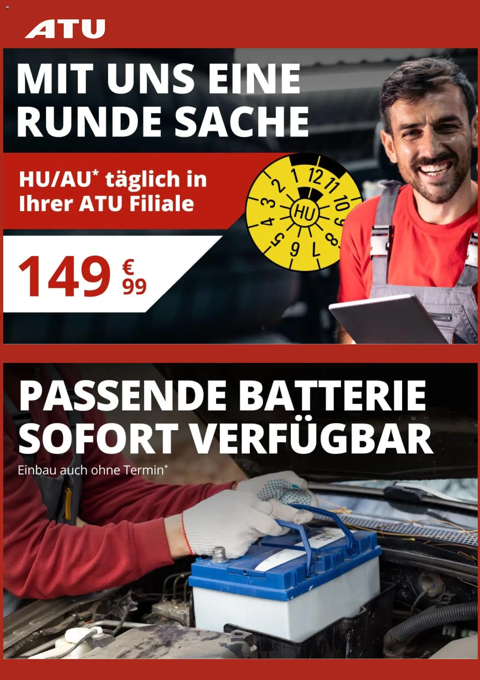ATU Prospekt 	 – gültig ab 01.01.2026 | Seite: 6 | Produkte: Batterie