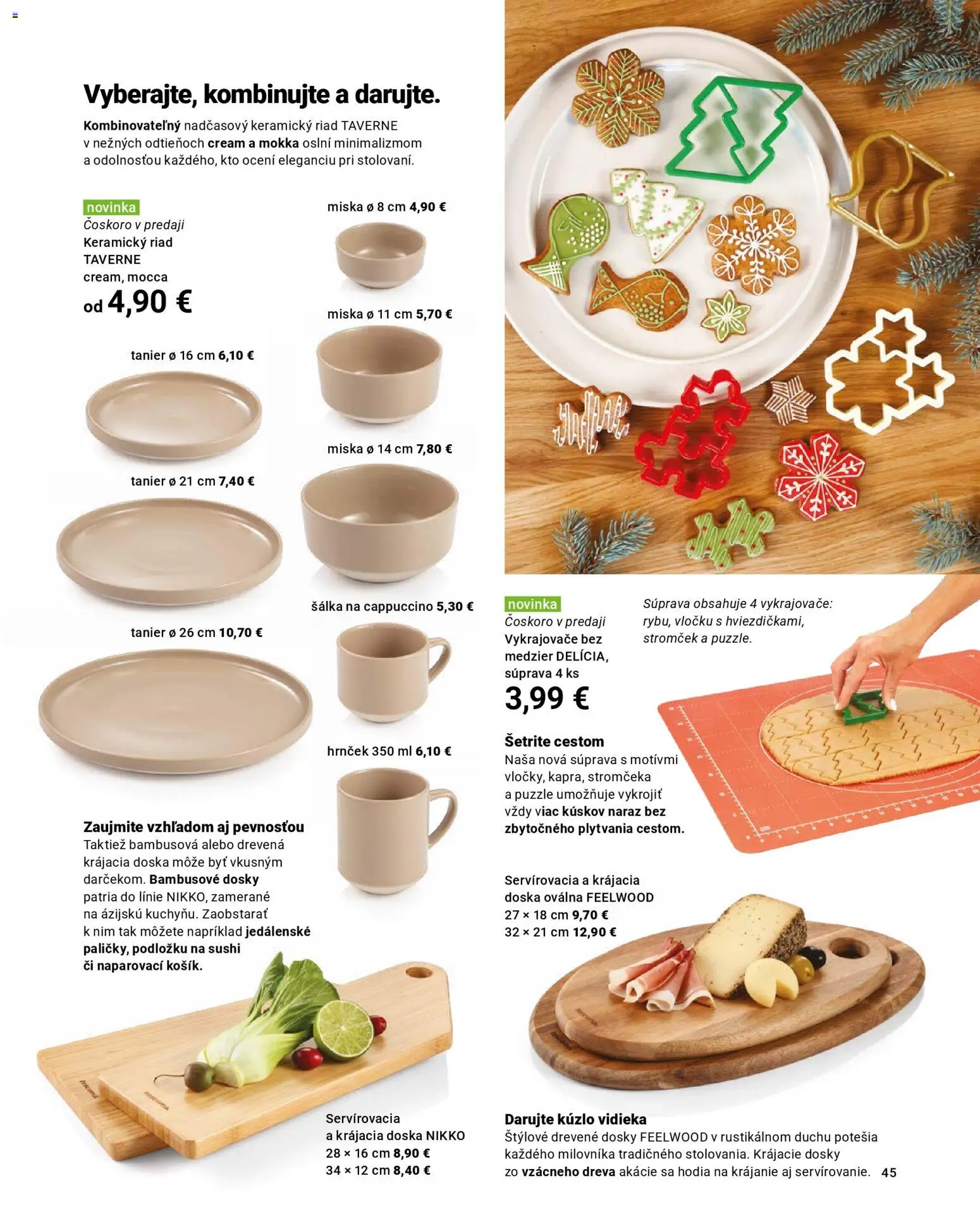 Nové TESCOMA akcie – leták je platný od 01.11.2025 | Strana: 45 | Produkty: Puzzle, Sushi