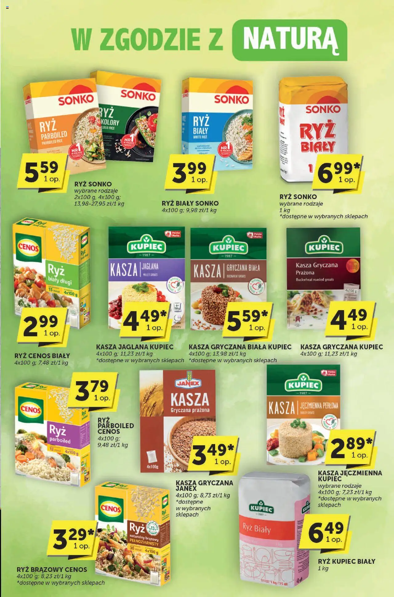 ABC Gazetka - Katalog od 18.09.2025 | Strona: 11 | Produkty: Kasza, Kasza jęczmienna, Kasza gryczana, Ryż