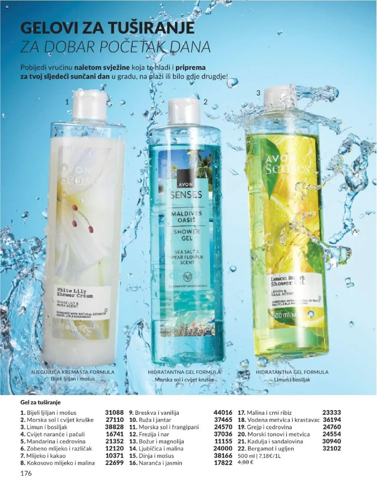 Avon katalog | vrijedi od 01.08.2025 | Stranica: 176 | Proizvodi: Mandarina, Naranče, Limun, Dinja