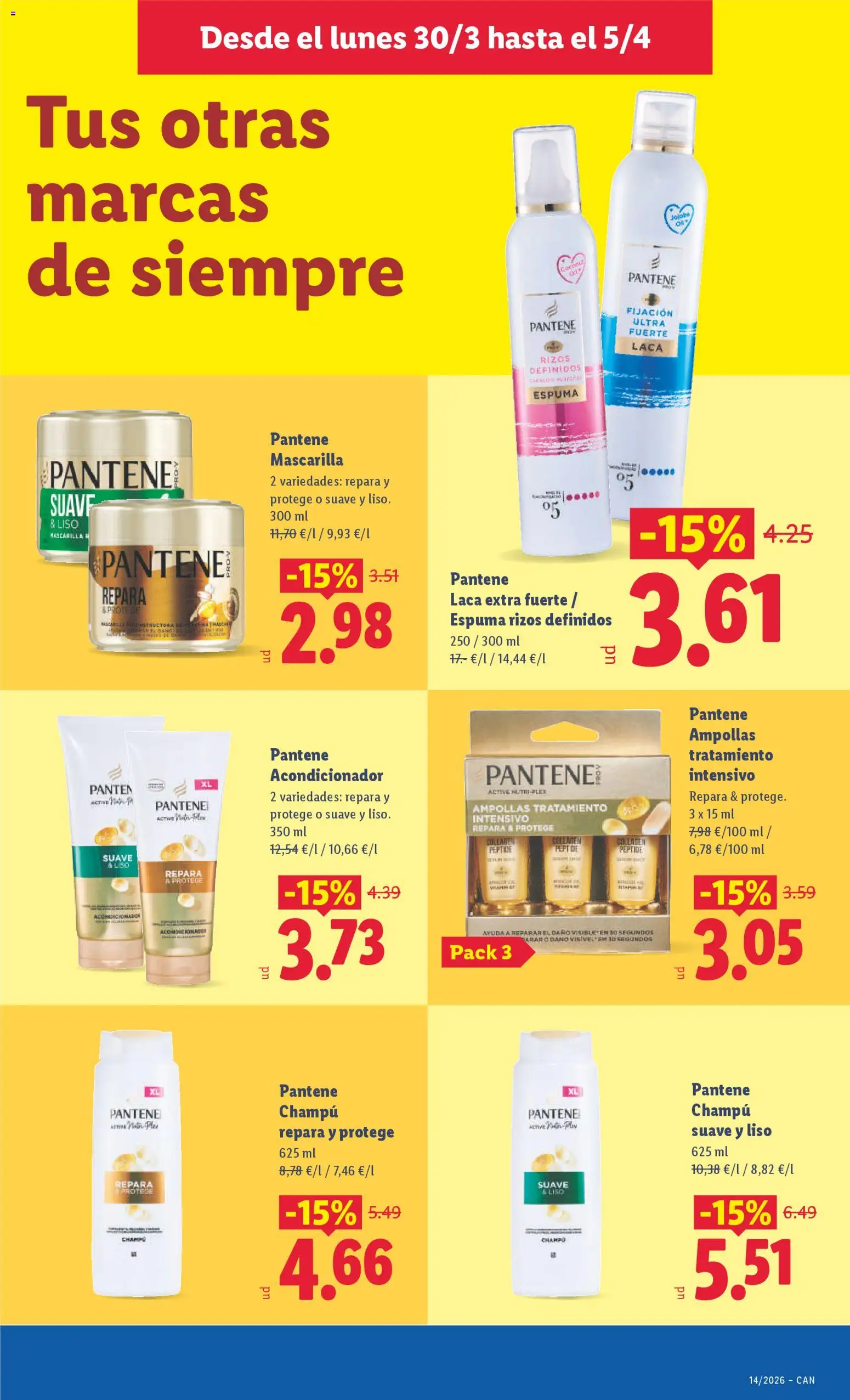 Lidl folleto │ válido desde el 30.03.2026 | Página: 27 | Productos: Champú, Acondicionador, Τυρόπιτα