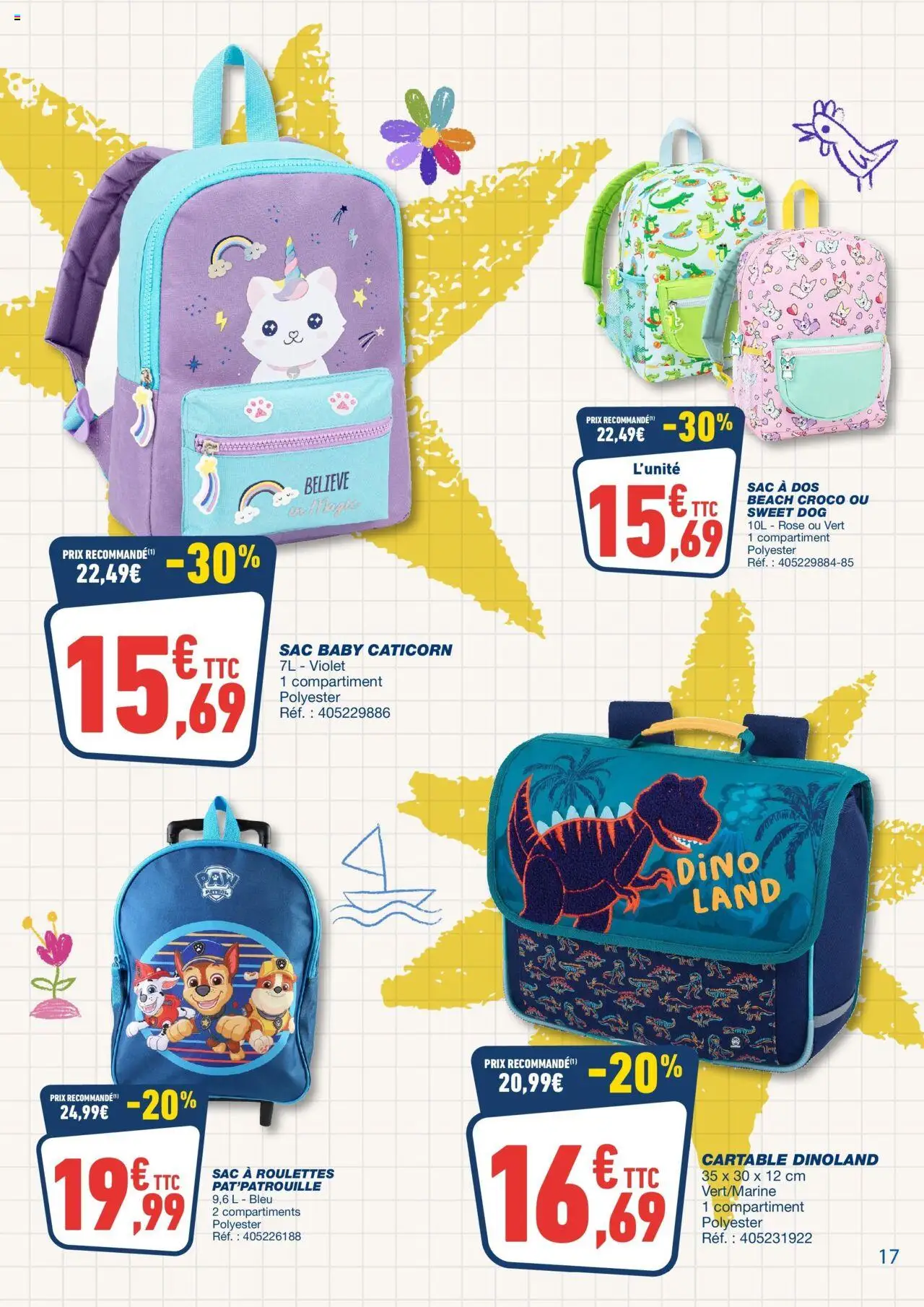  | Page: 17 | Produits: Sac, Cartable, Sac à dos