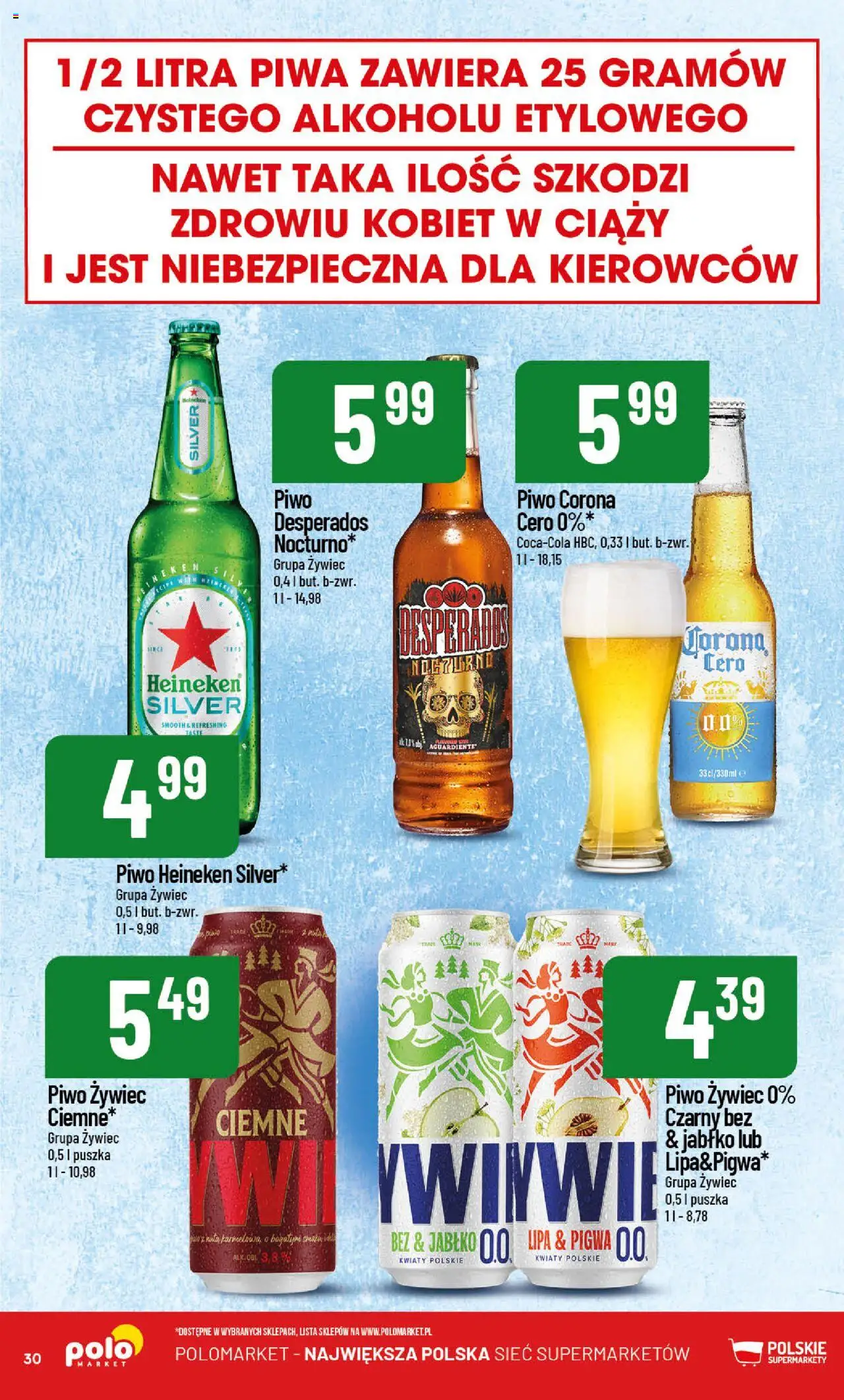 POLOmarket Gazetka - Nowości od 01.05.2025 | Strona: 30 | Produkty: Pigwa, Piwo Desperados, Piwo, Heineken