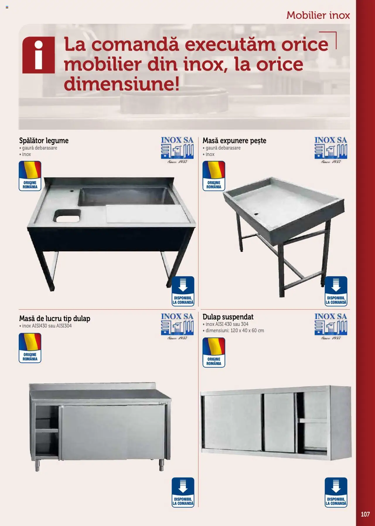 Noul catalog Metro – valabil de la 17.09.2025 | Pagină: 107 | Produse: Masă, Pește, Legume