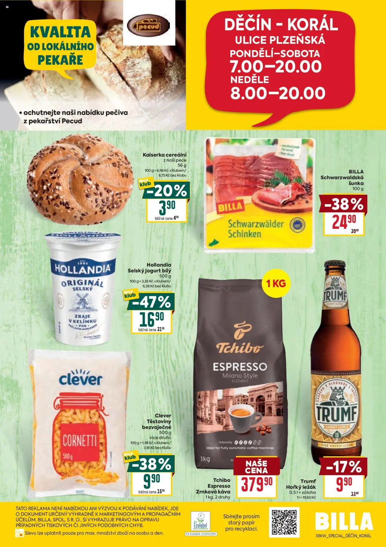 Billa leták - Speciál: Korál od 17.09.2025 | Strana: 2 | Produkty: Káva, Těstoviny, Hollandia, Zrnková káva