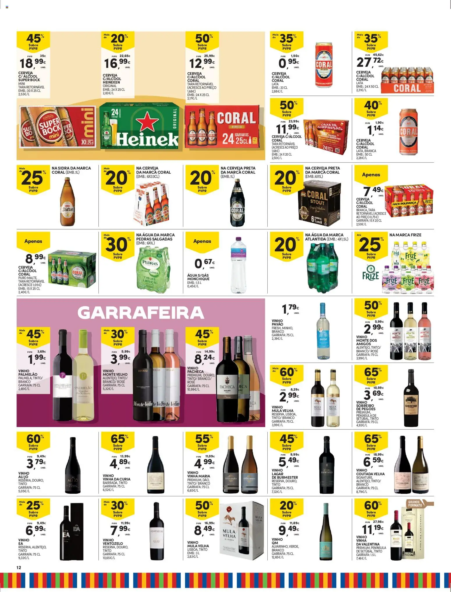 Continente - Madeira │ válido de 20.01.2026 | Página: 12 | Produtos: Agua, Caixa, Vinho, Cerveja