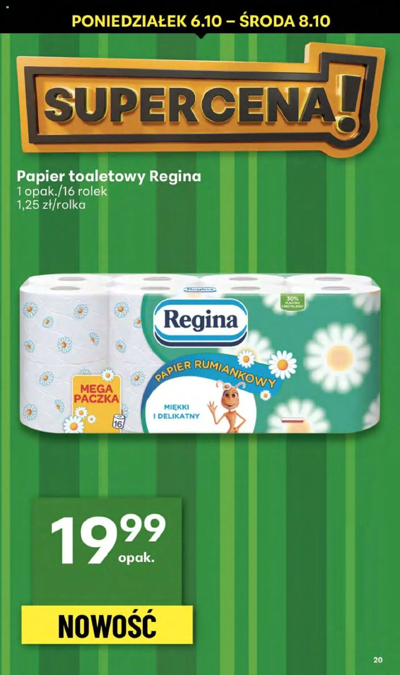 Delikatesy Centrum Gazetka od 02.10.2025 | Strona: 20 | Produkty: Papier toaletowy