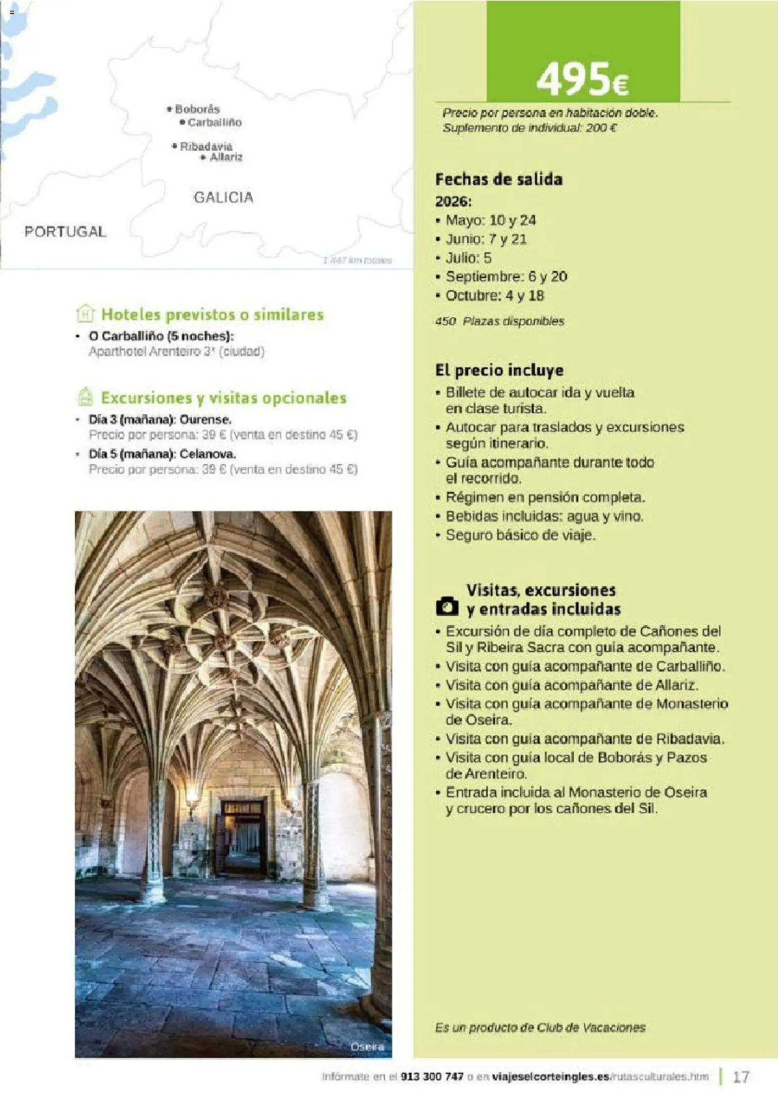 Viajes El Corte Inglés Rutas Culturales de la Comunidad de Madrid │ válido desde el 01.04.2026 | Página: 17