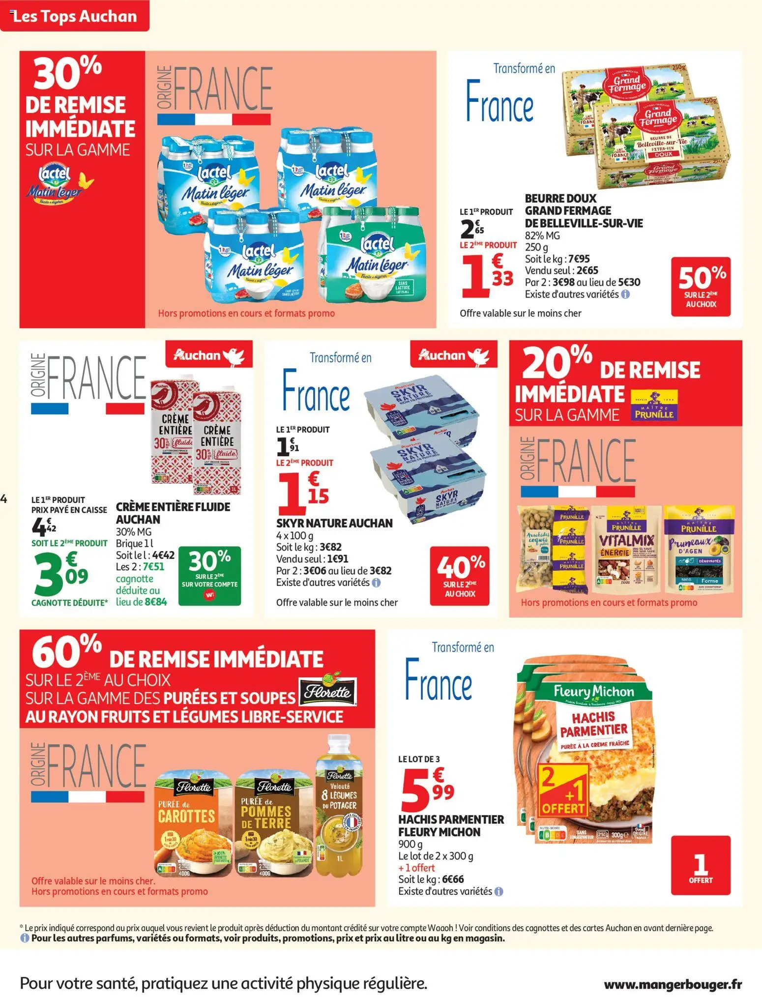 {H1} | Page: 4 | Produits: Carottes, Beurre, Skyr, Crème