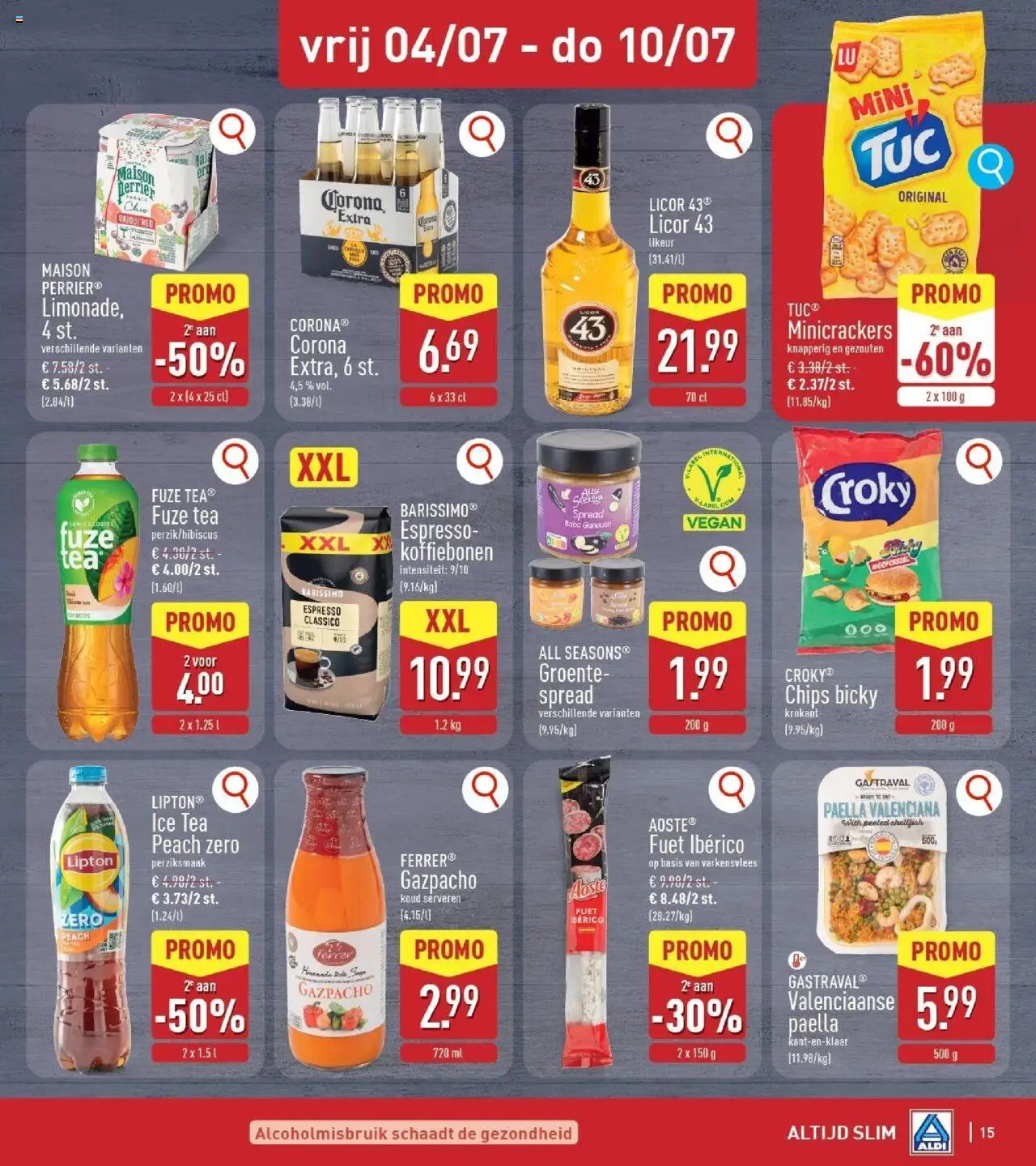  | Pagina: 15 | Producten: Varkensvlees, Limonade, Chips, Koffiebonen